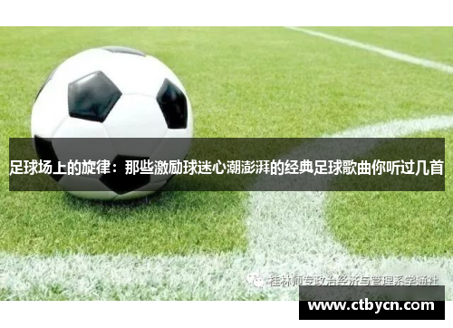 足球场上的旋律：那些激励球迷心潮澎湃的经典足球歌曲你听过几首